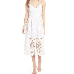 Lace A-Line MIDI Dress